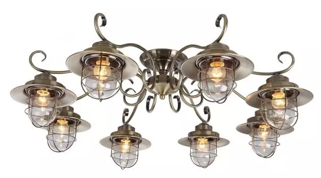 Люстра потолочная Arte Lamp Lanterna A4579PL-8AB