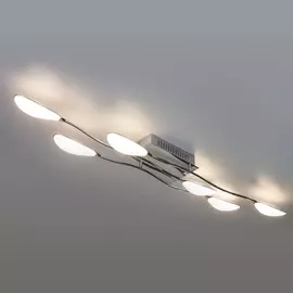 Люстра потолочная Eurosvet Golf 90058/6 хром 31,8W