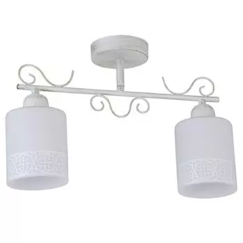 Люстра потолочная IDLamp Ileria 848/2PF-Whitepatina