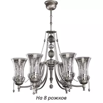 Люстра потолочная Kutek Nico NIC-ZW-8(N)