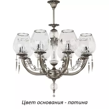 Люстра потолочная Kutek Ricco RIC-ZW-8(P)