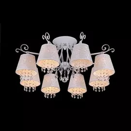 Люстра потолочная Natali Kovaltseva 10854 10854/8C GOLD IVORY