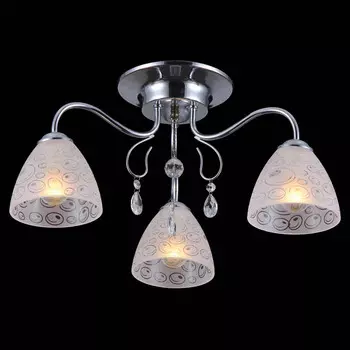 Люстра потолочная Natali Kovaltseva 11453 11453/3C CHROME