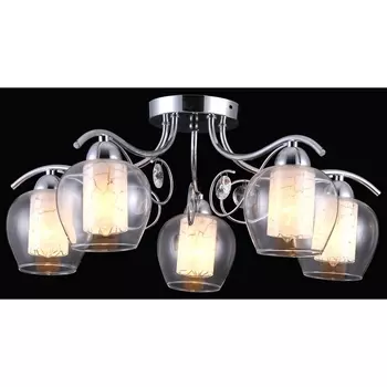 Люстра потолочная Natali Kovaltseva 75020 75020-5C CHROME