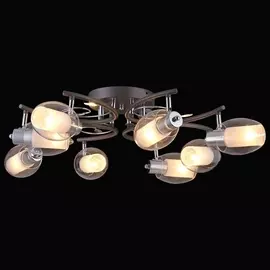 Люстра потолочная Natali Kovaltseva 75037-8C CHROME, GRAY