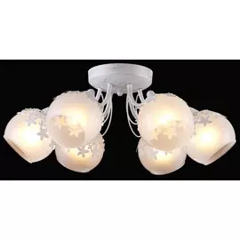 Люстра потолочная Natali Kovaltseva 75043 75043-6C WHITE GOLD