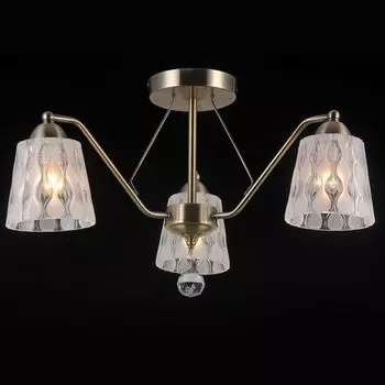 Люстра потолочная Natali Kovaltseva Cracow CRACOW 81023-3C ANTIQUE BRASS