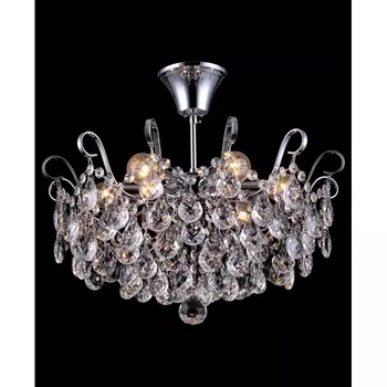 Люстра потолочная Natali Kovaltseva Happy Diamonds HAPPY DIAMONDS I 11546/6C CHROME