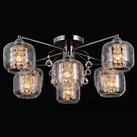 Люстра потолочная Natali Kovaltseva Laina LAINA 75091/8C DARK CHROME