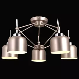 Люстра потолочная Natali Kovaltseva Loco LOCO 75119/5C STAIN NICKEL