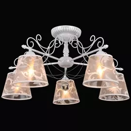 Люстра потолочная Natali Kovaltseva Tenderly TENDERLY 75060/5C WHITE