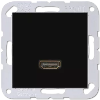 MAA1112SW Плата гнезда HDMI, черн. Jung