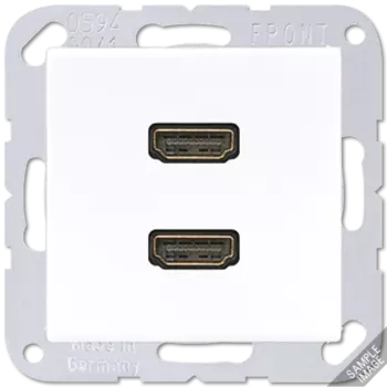 MAA1133 Плата гнезда 2*HDMI, сл.кость Jung