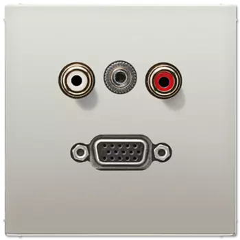 MAES1072 Плата гнезда VGA, мини джек 3,5, Cinch audio Jung