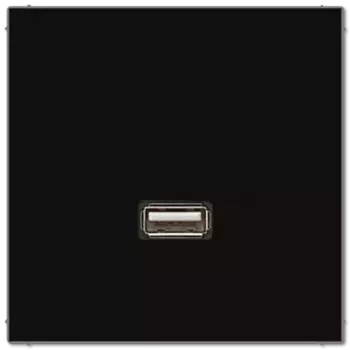 MALS1122SW Плата гнезд USB, черн. Jung