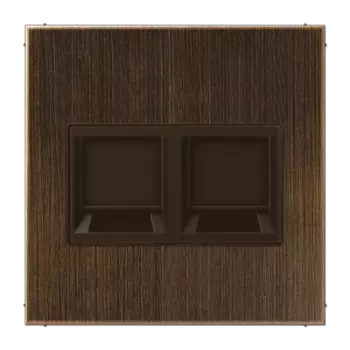 ME1969-2WEAT Латунь антик Kрышка для модульных гнёзд UMA-CAT6A Jung LS серия