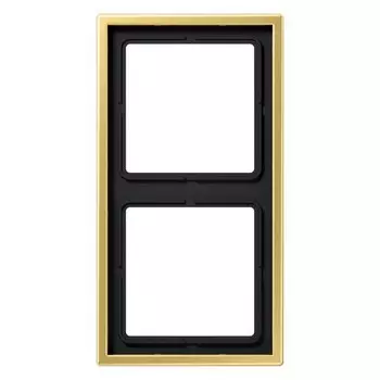 ME2982C Рамка LS 990 Латунь Classic 2-постовая Jung