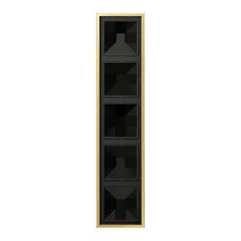 ME2985C Рамка LS 990 Латунь Classic 5-постовая Jung