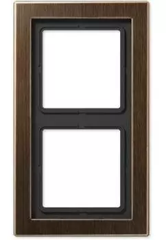 MED2982AT Рамка LS Design Антик 2-постовая Jung
