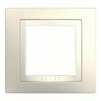 MGU2.002.25 Рамка с декоративным элементом Unica Бежевый 1-постовая Schneider Electric