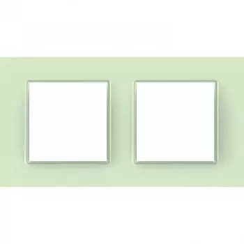 MGU2.704.17 Рамка Unica Quadro Матовое стекло 2-постовая Schneider Electric