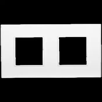 MGU2.704.18 Рамка Unica Quadro Белый 2-постовая Schneider Electric