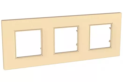 MGU4.706.36 Рамка Unica Quadro Карамель 3-постовая Schneider Electric