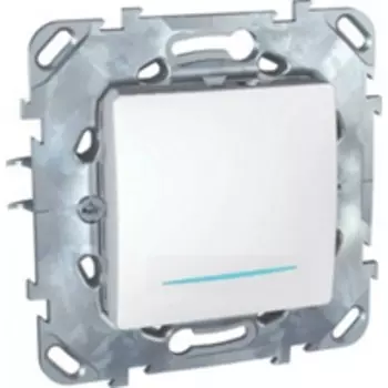 MGU5.203.18NZD Одноклавишный переключатель (сх.6) с инд. ламп белый Schneider Electric
