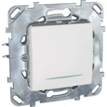 MGU5.205.18NZD Одноклавишный перекрестный переключатель (сх.7) с инд. ламп белый Schneider Electric