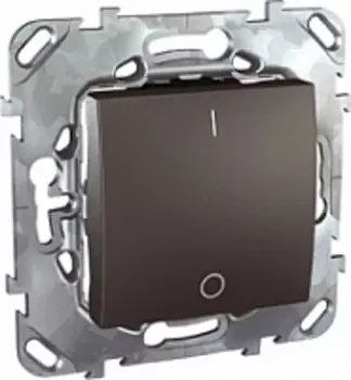 MGU5.262.12ZD Двухполюсный одноклавишный выключатель 16a, графит Schneider Electric