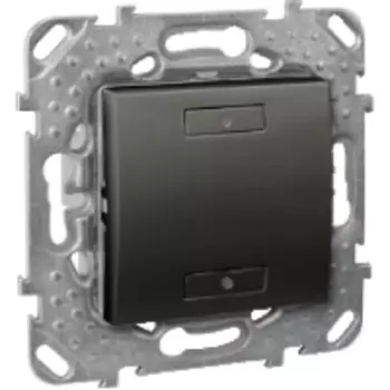 MGU5.530.12 2-кноп. выключатель с индикатором led, графит Schneider Electric