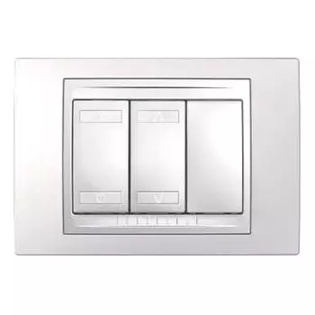 MGU5.531.18 4-кноп. выключатель с индикатором led, белый Schneider Electric