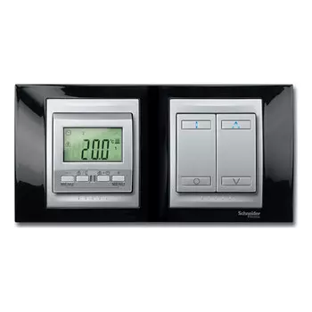 MGU5.531.30 4-кноп. выключатель с индикатором led, алюминий Schneider Electric