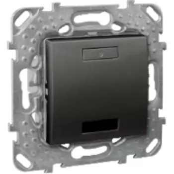 MGU5.532.12 2-кноп. выключатель с led, ик-приемн., графит Schneider Electric