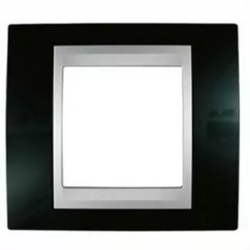 MGU66.002.093 Рамка Unica Top Родий / Алюминий 1-постовая Schneider Electric