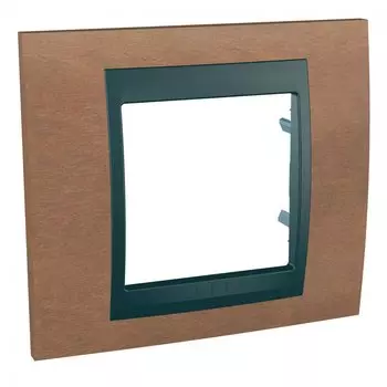 MGU66.002.2M2 Рамка Unica Top Вишня / Графит 1-постовая Schneider Electric