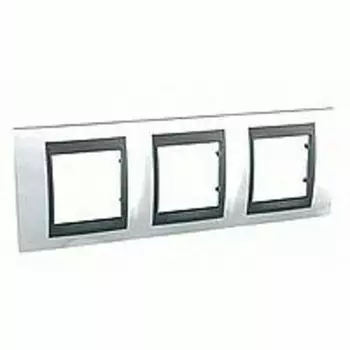 MGU66.006.292 Рамка Unica Top Нордик / Графит 3-постовая Schneider Electric