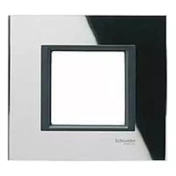 MGU68.002.7C1 Рамка Unica Class Черное стекло 1-постовая Schneider Electric