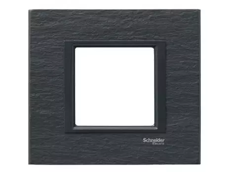 MGU68.002.7Z2 Рамка Unica Class Иберийский сланец 1-постовая Schneider Electric