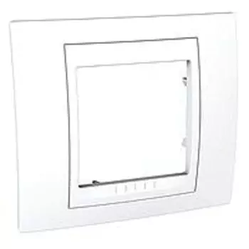 MGU6.002.18 Рамка Unica Хамелеон Белый 1-постовая Schneider Electric