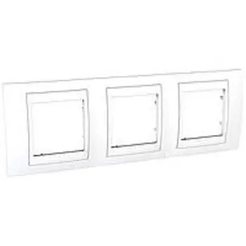 MGU6.006.18 Рамка Unica Хамелеон белый 3-постовая Schneider Electric