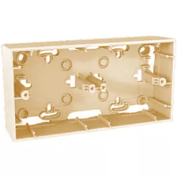 MGU8.004.25 Монтажная коробка для наружной проводки 36 мм, 2 места бежевый Schneider Electric