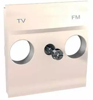MGU9.440.25 Центр. плата TV\FM розетки бежевый Schneider Electric