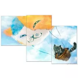 Мини модульная картина Toplight 55х94см TL-MM1012