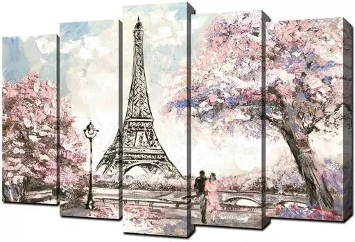 Модульная картина Toplight 80х125см TL-PM0005