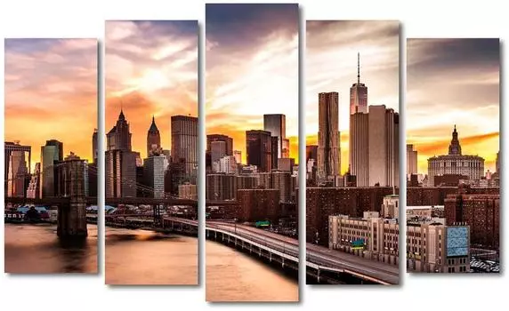 Модульная картина Toplight 80х125см TL-PM0006