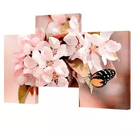 Модульная картина Toplight Цветы 100х150см TL-M2040