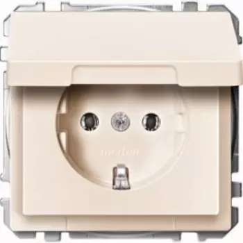 MTN2311-4044 Механизм розетки с крышк, бежевый Merten
