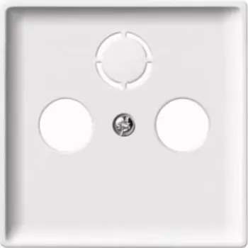 MTN294119 Центр. плата TV/FM х2 х3, белый Merten