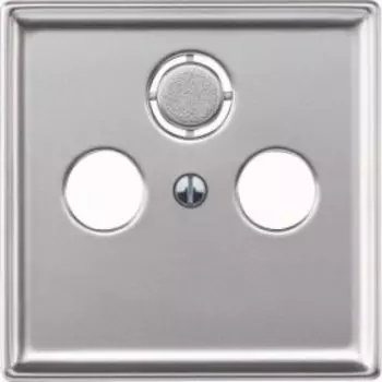 MTN294160 Центр. плата TV/FM х2 х3, алюминий Merten